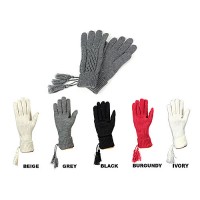 Glove - Knitted Gloves with Tassel - GL-CG-35