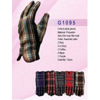 Gloves - Oxford Plaid Gloves - GL-G1095