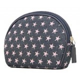 Denim Pink Star Cosmetic Bag - BG-PI026CPK
