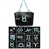 Horoscope Tote Bags -BG-HS971BK-BL