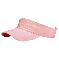 Visor - Cotton Will W/Velcro Adjustable - L. Pink Color - HT-4056LPK