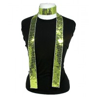 Scarf - Square Sequined Scarf - Lime Green - SF-SFS109106